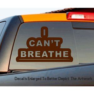 BLM George Floyd I Can't Breathe Vinyl Decal 7 inch